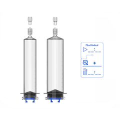 24-Hour Syringe Kit, 1×65 ml + 1×115 ml + Timing Card for Bayer Spectris Solaris