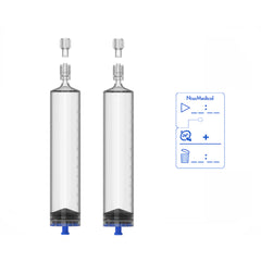 24-Hour Syringe Kit, 2×65 ml + Timing Card for Medtron Accutron MR/MR3